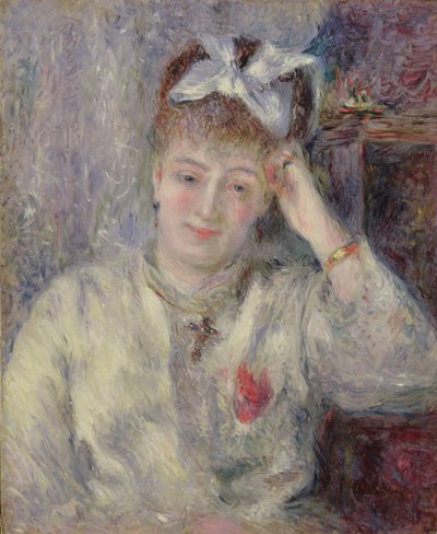 Madame Murer Leaning on the Piano by Pierre Auguste Renoir